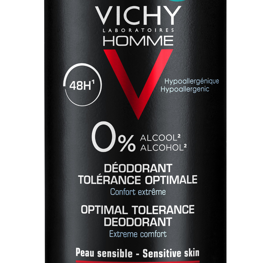 Vichy Homme Déo pour Homme Peau Sensible Format Atomiseur Compréssé