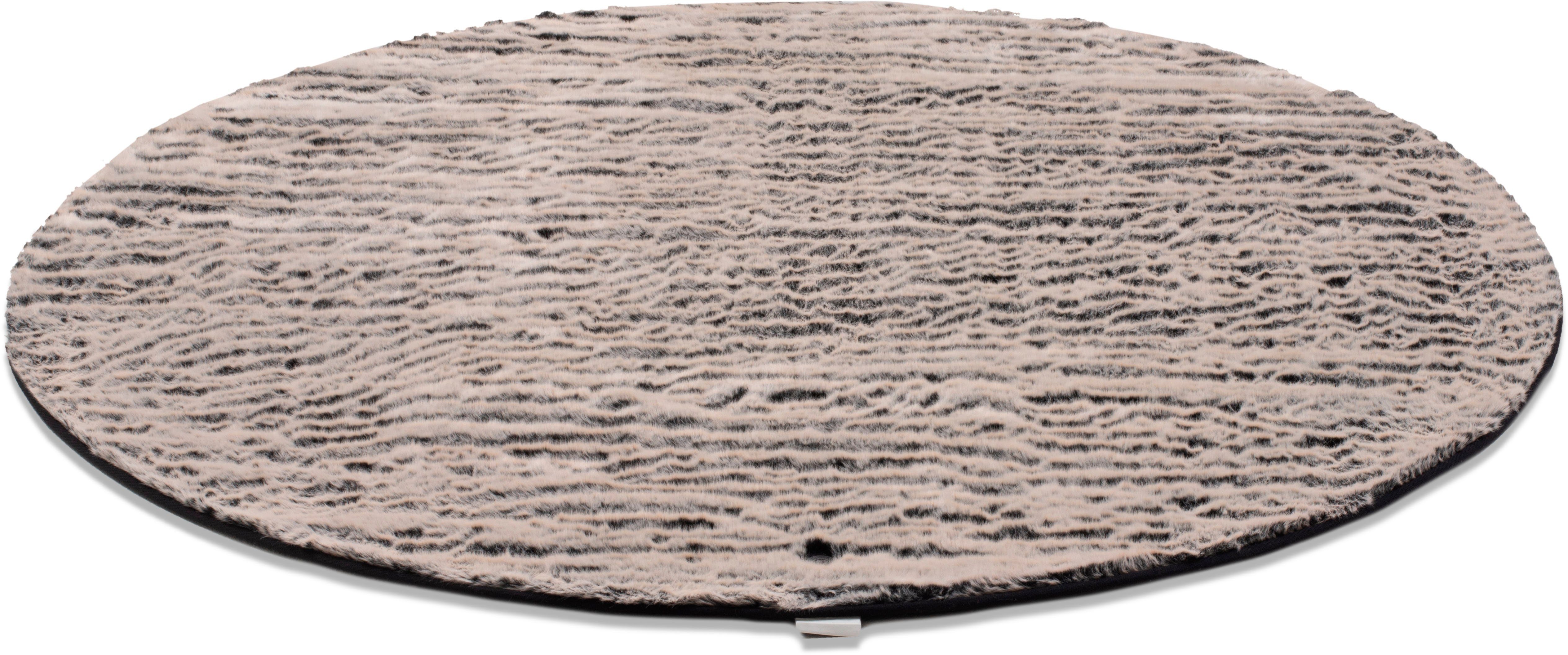 Fellteppich Furry, TOM TAILOR HOME, rund, Höhe: 25 mm, Kunstfell, Hochflor, extrem weiche Haptik