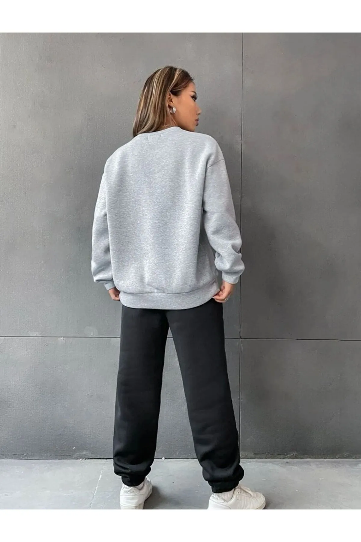 MOONBULL  Sport-Sweatsuit Set - Grau - Regular Fit