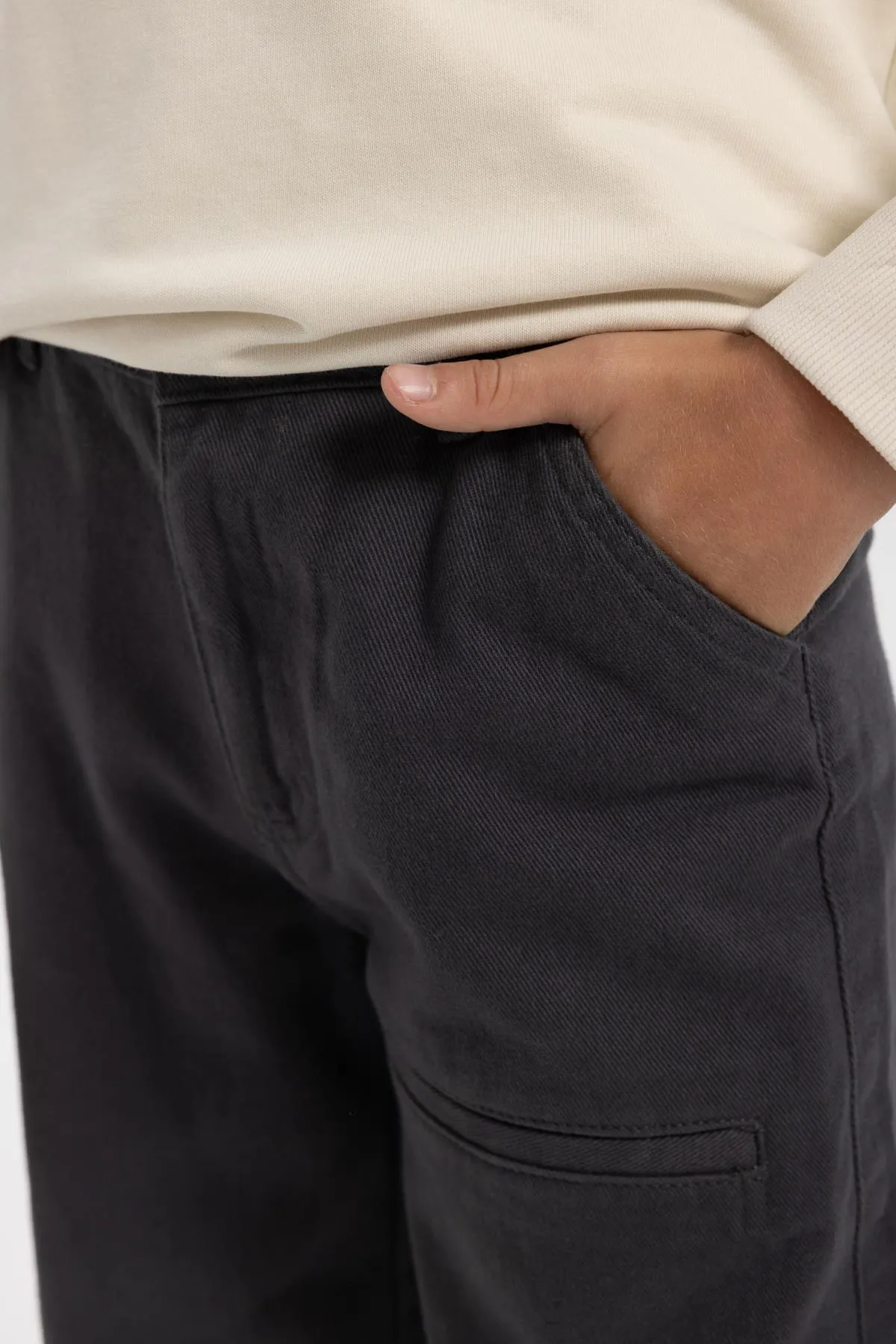 DeFacto  Loose Fit Gabardine-Hose mit normalem Bein für Jungen A5728a823wn