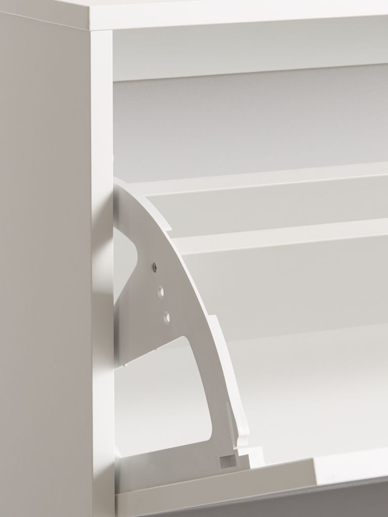 IDSKOV Schuhschrank, weiß, 3 Fächer