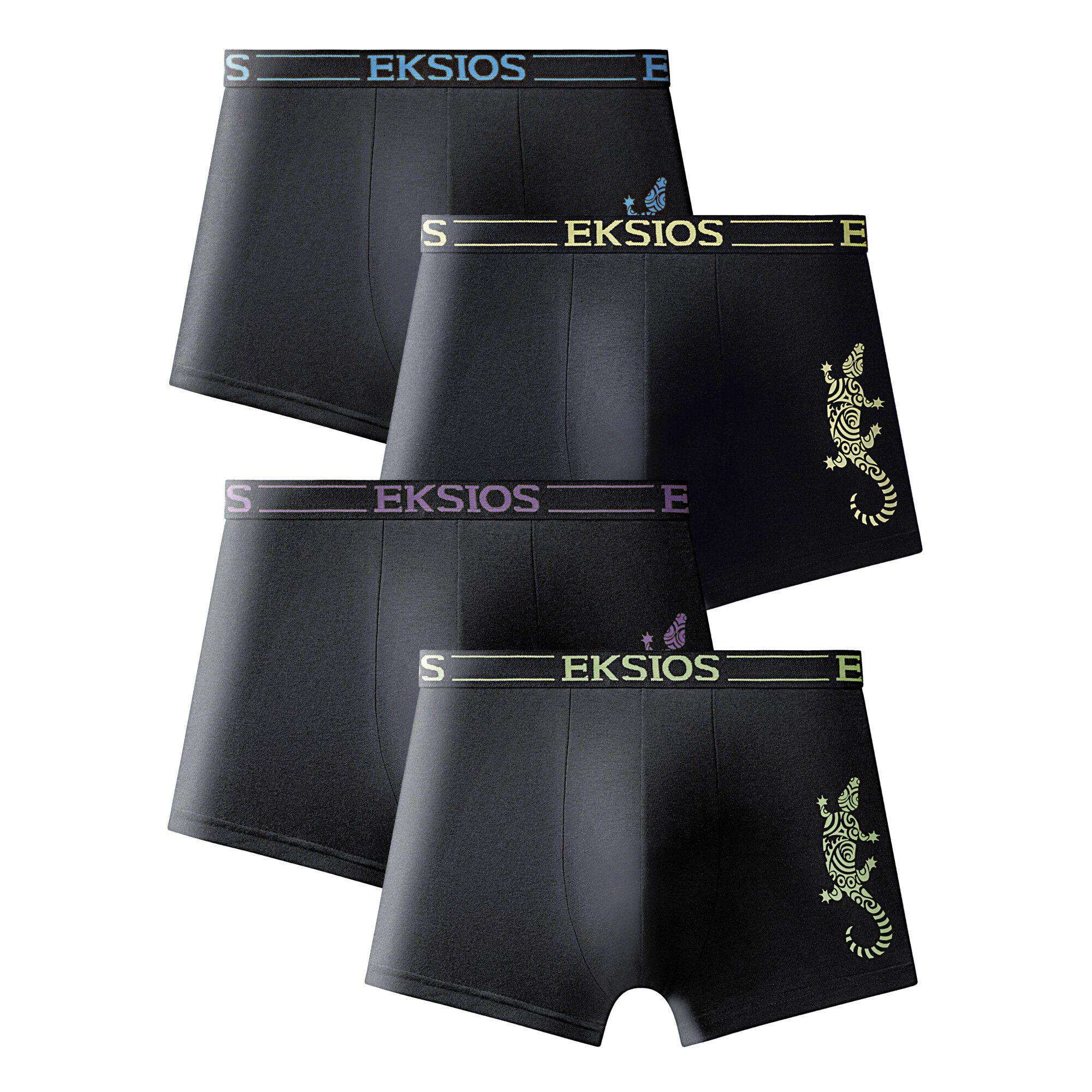 Boxer fermé élastiqué motif 
