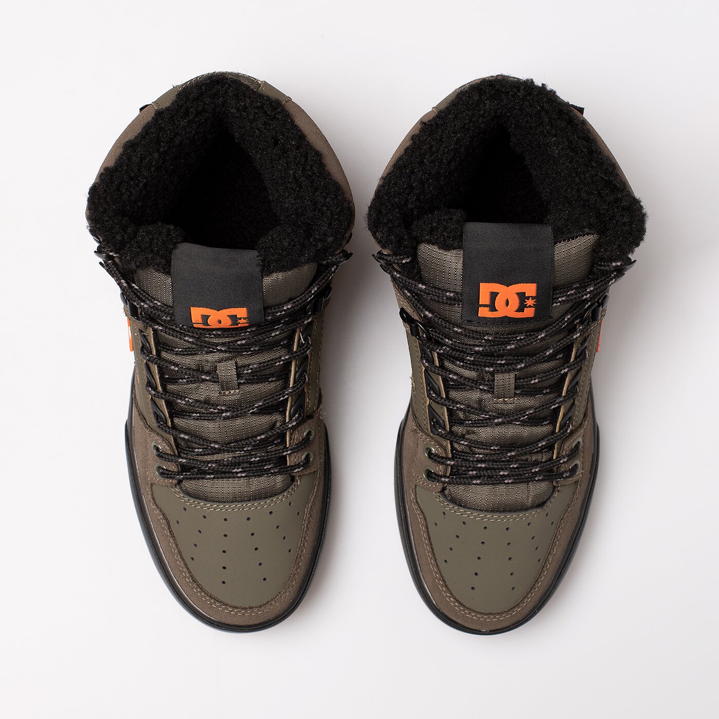 DC PURE HIGH-TOP WC WNT Khaki