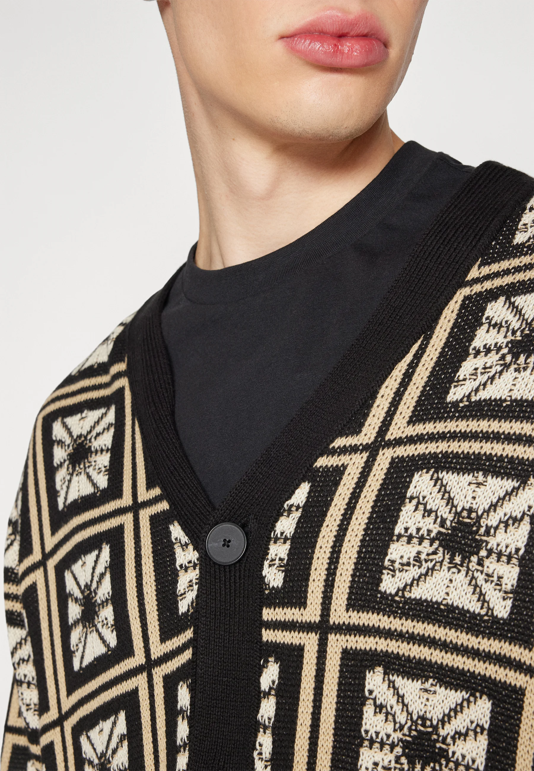 Jack & Jones CÁRDIGAN JACQUARD JORSQUARE - Cárdigan