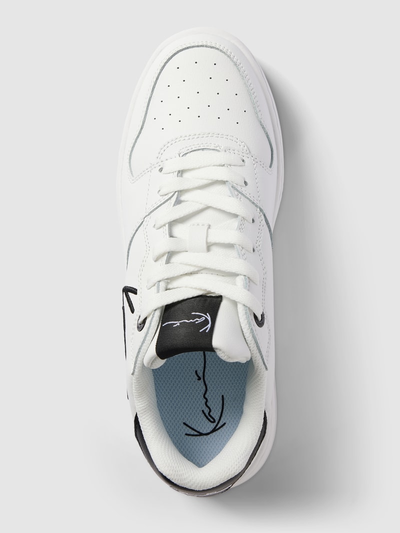 Sneaker mit Label-Stitching Modell '89 UP' in weiss