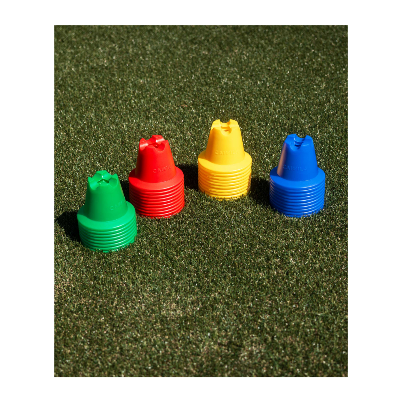Cawila Mini-Pylone 10er Set Gelb