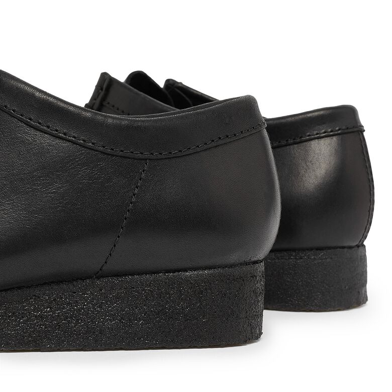 Clarks Wallabee black leather