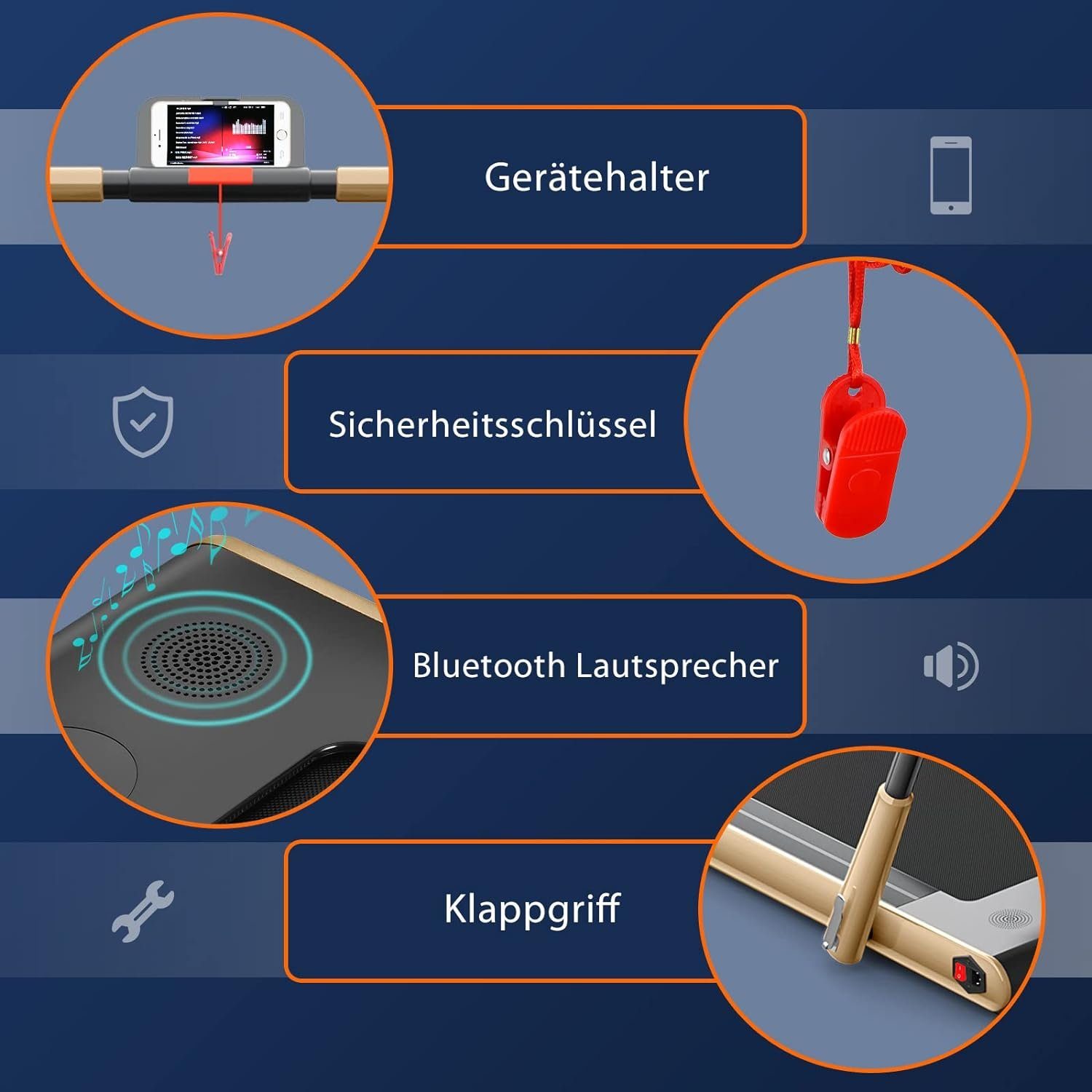 COSTWAY Laufband (2 in 1 Laufband Zuhause 1-12 km/h, Platzsparend 2,25 Pferdestärke), Laufband Zuhause, mit APP, Bluetooth und Fernbedienung