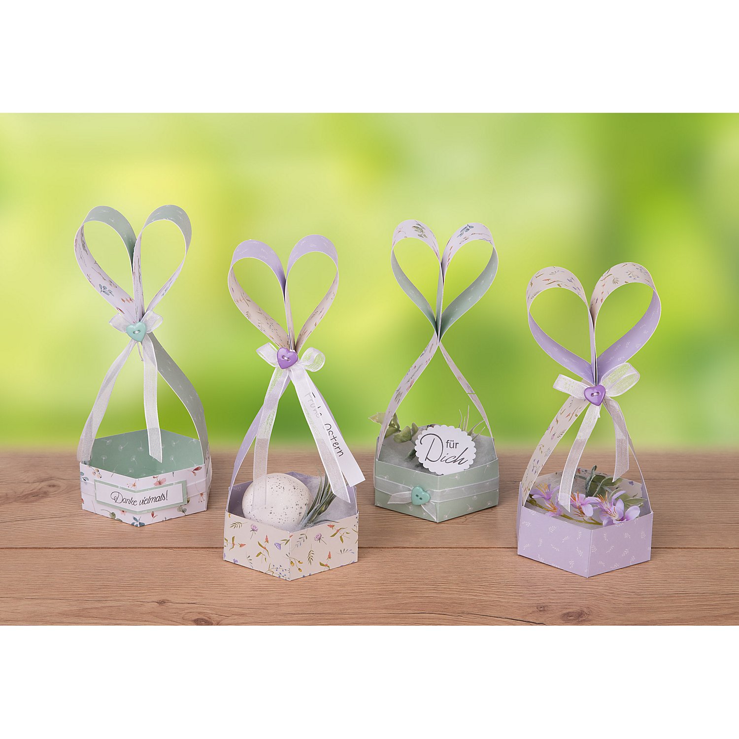 buttinette Bastel-Set Geschenkkörbchen 