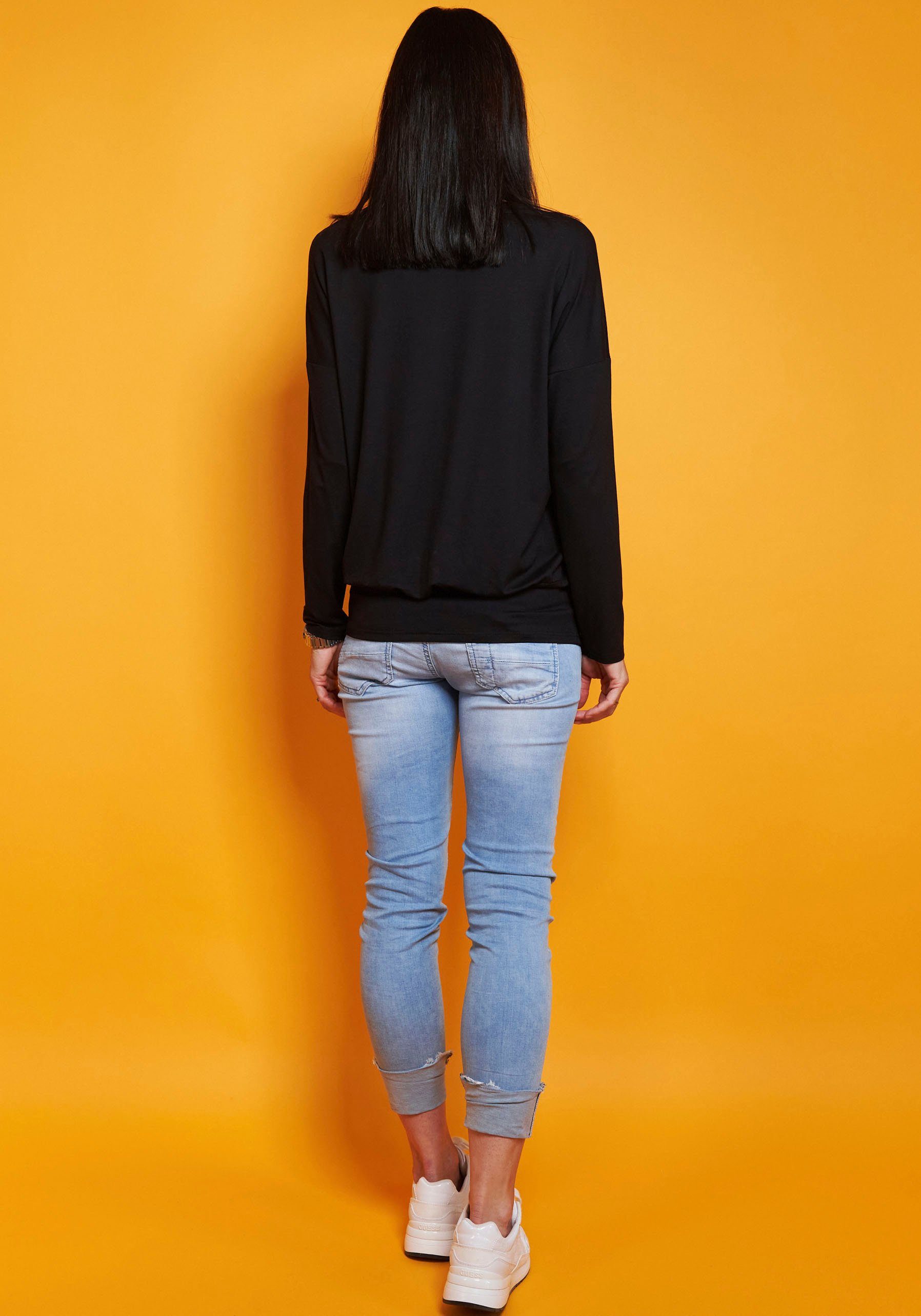 Seidel Moden Langarmshirt mit langen Ärmeln