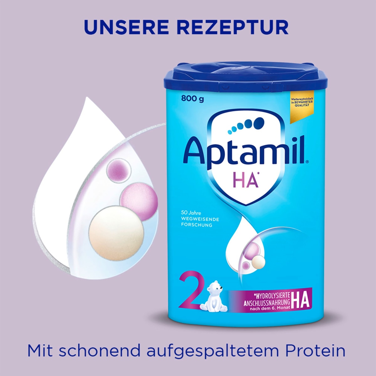 Folgemilch 2 HA  nach dem 6. Monat, 800 g