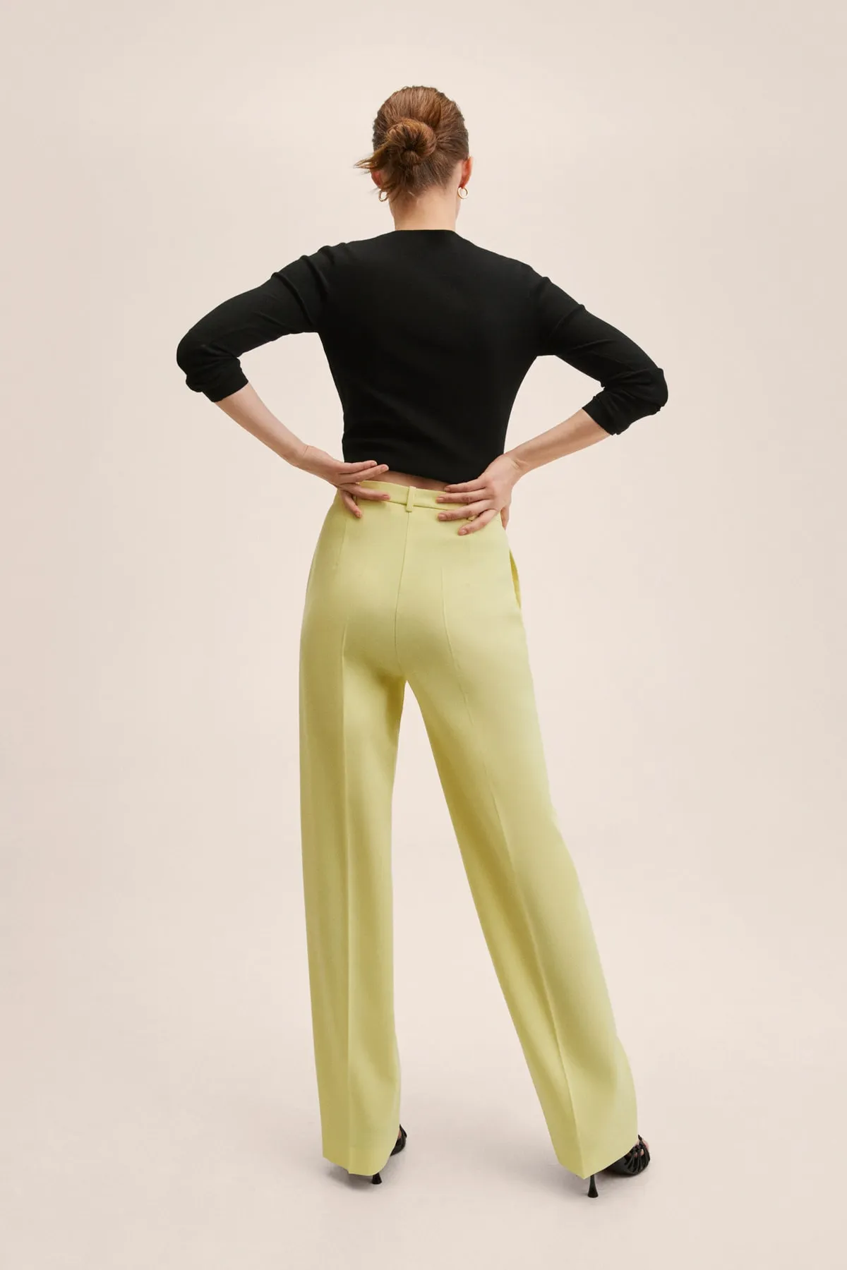 MANGO  27094755 Damen/Mädchen Pastellgelb