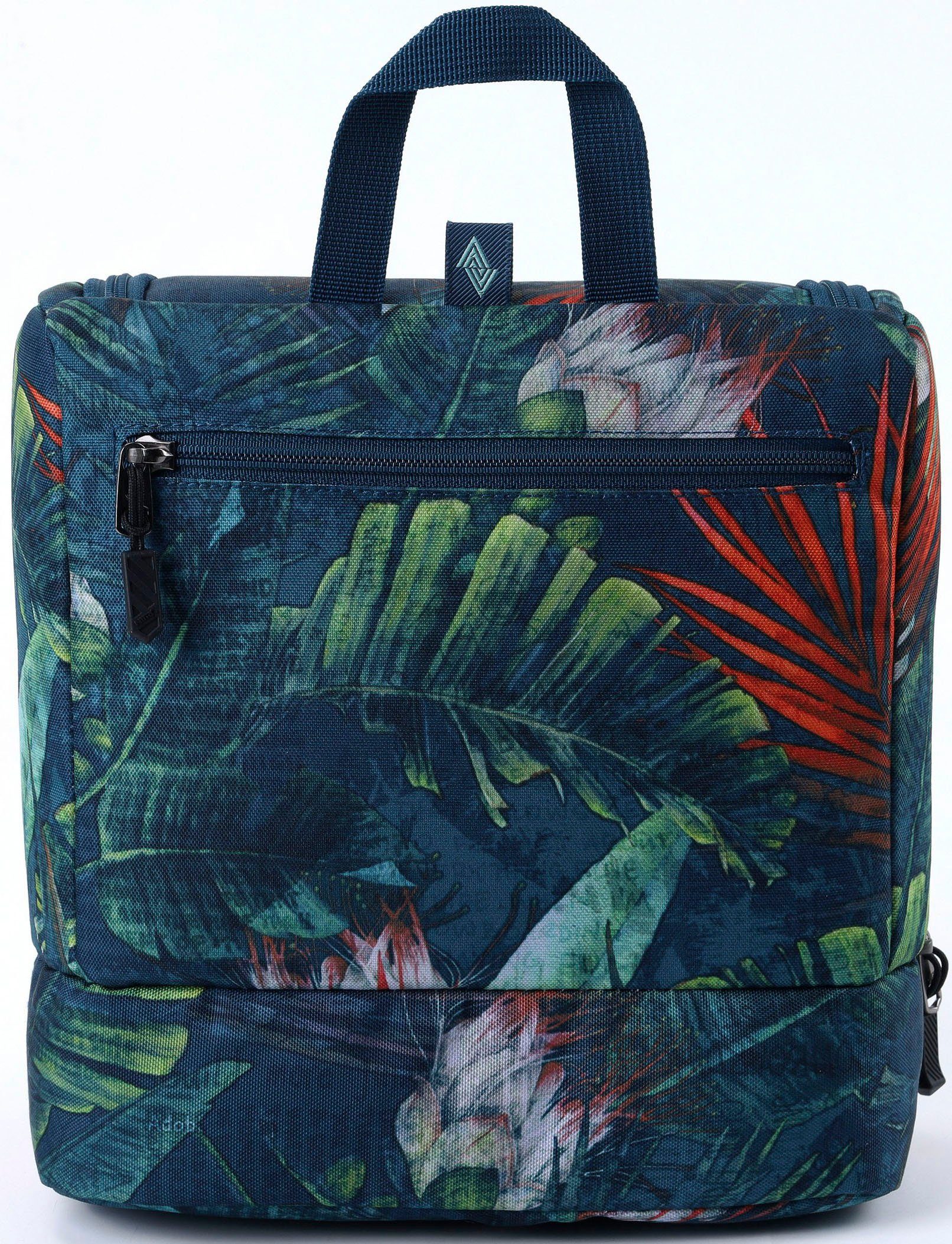 NITRO Kulturbeutel Travel Kit, Tropical, zum Aufhängen