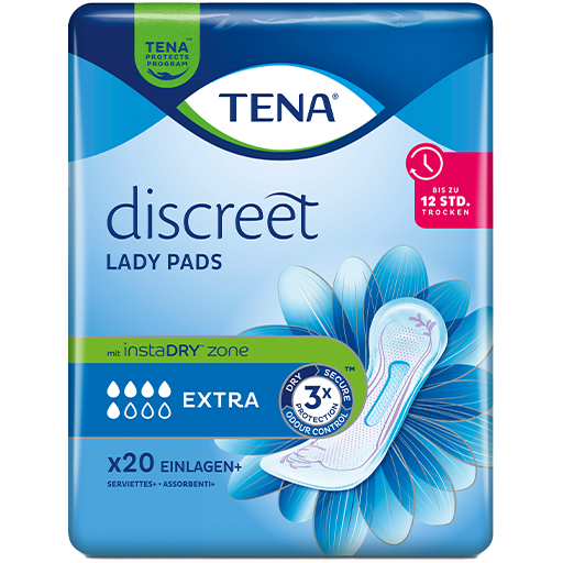 TENA LADY Discreet Inkontinenz Einlagen extra  12X20 St