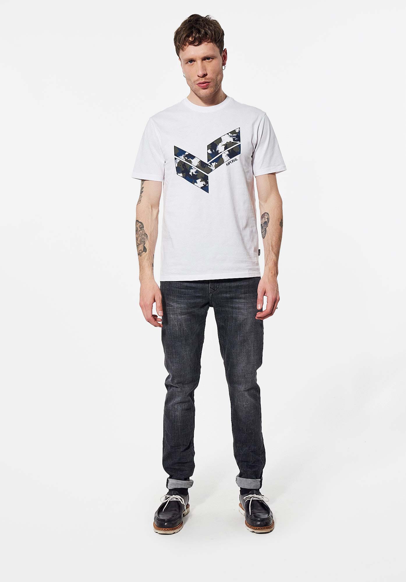 BRYZO  T-shirt blanc Homme en 100% coton bio