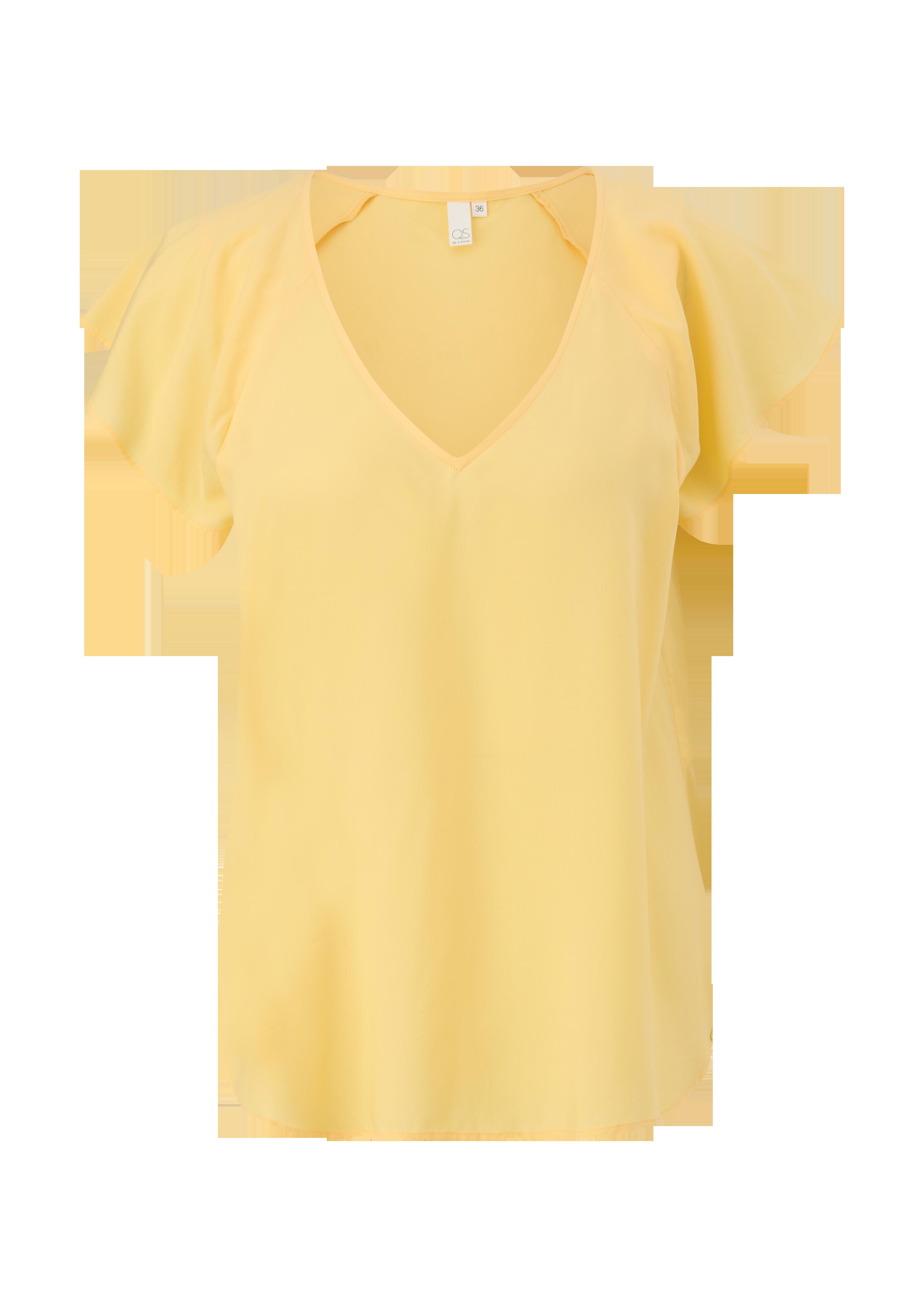 Viskosebluse mit V-Ausschnitt  2130779-1317