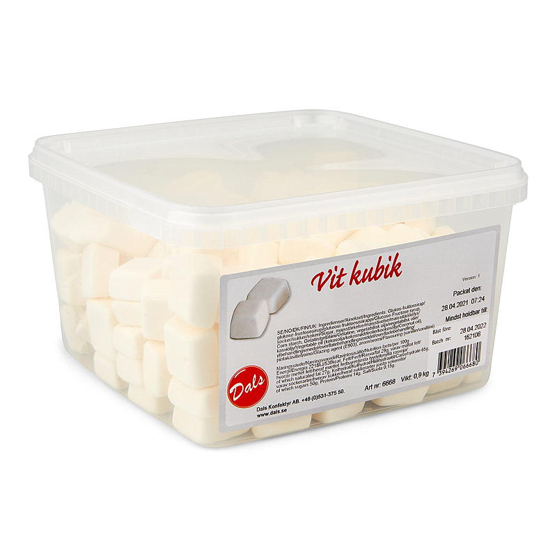 KnallGodt Skumpute Hvit 0,9 kg