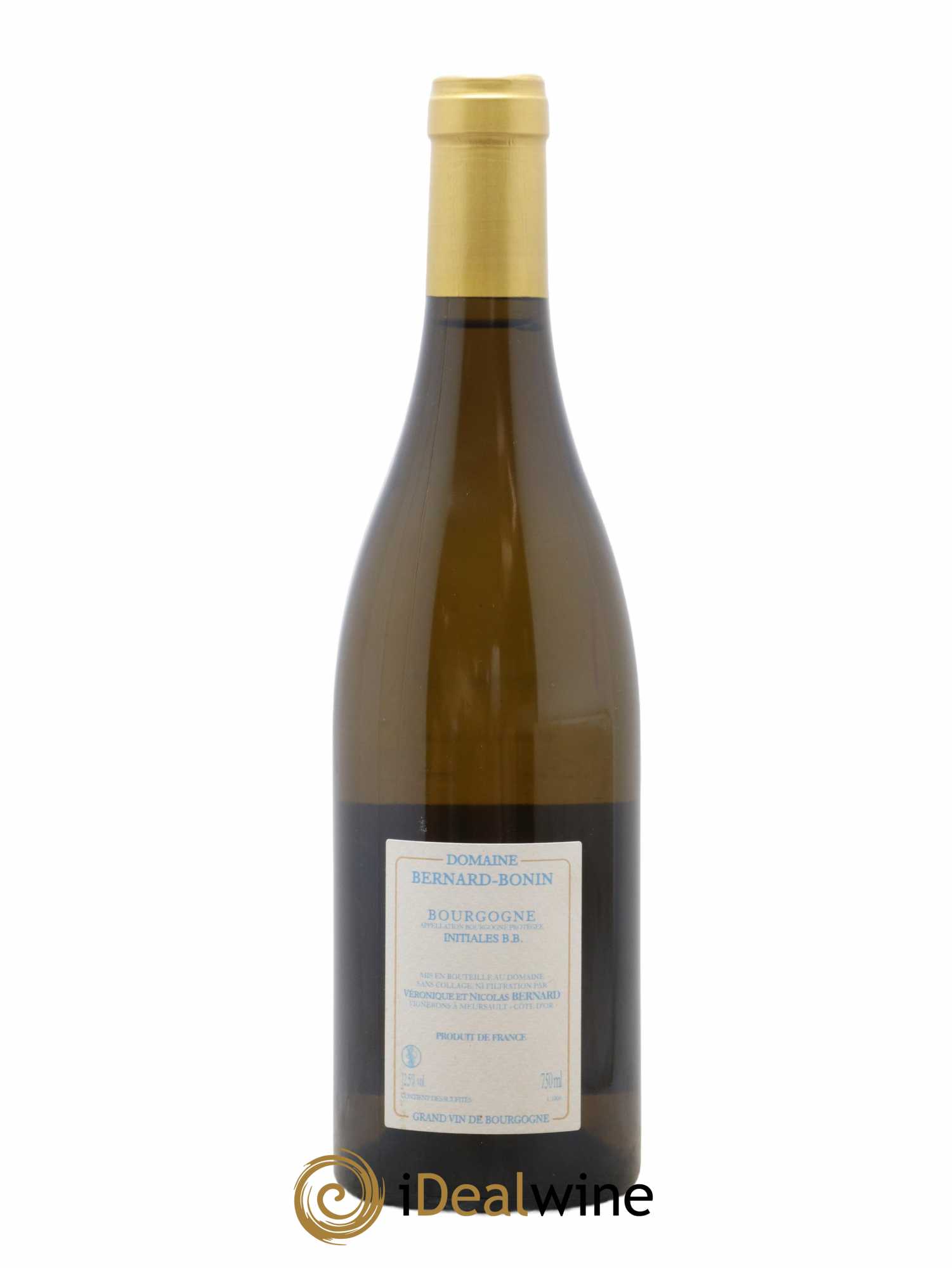 Bourgogne Initiales BB Bernard Bonin  2018 - Lot de 1 Bouteille