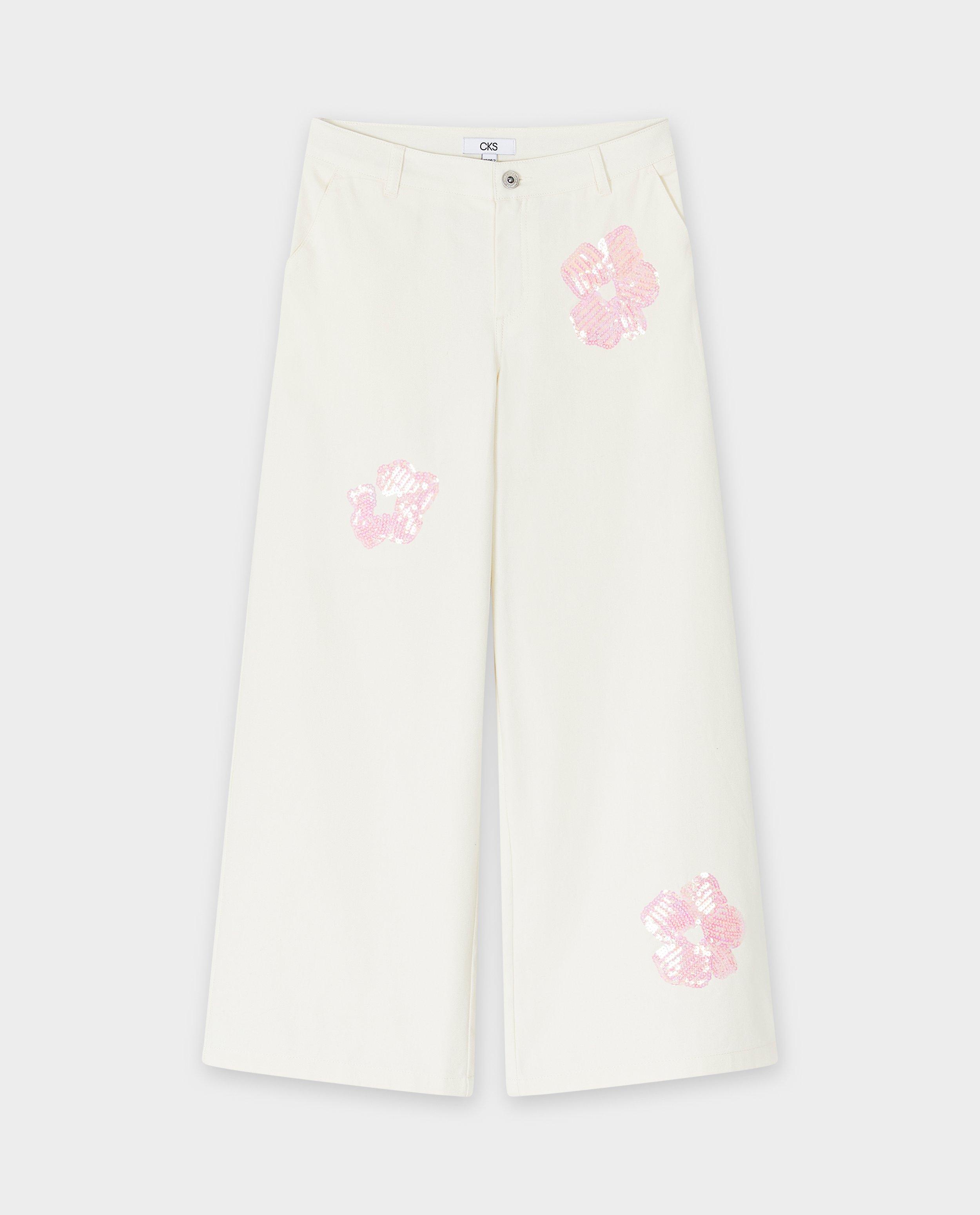 Pantaloni CKS cu paiete, Ocazii speciale albi