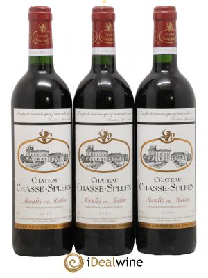 Château Chasse Spleen  2000 - Lot de 3 Bouteilles