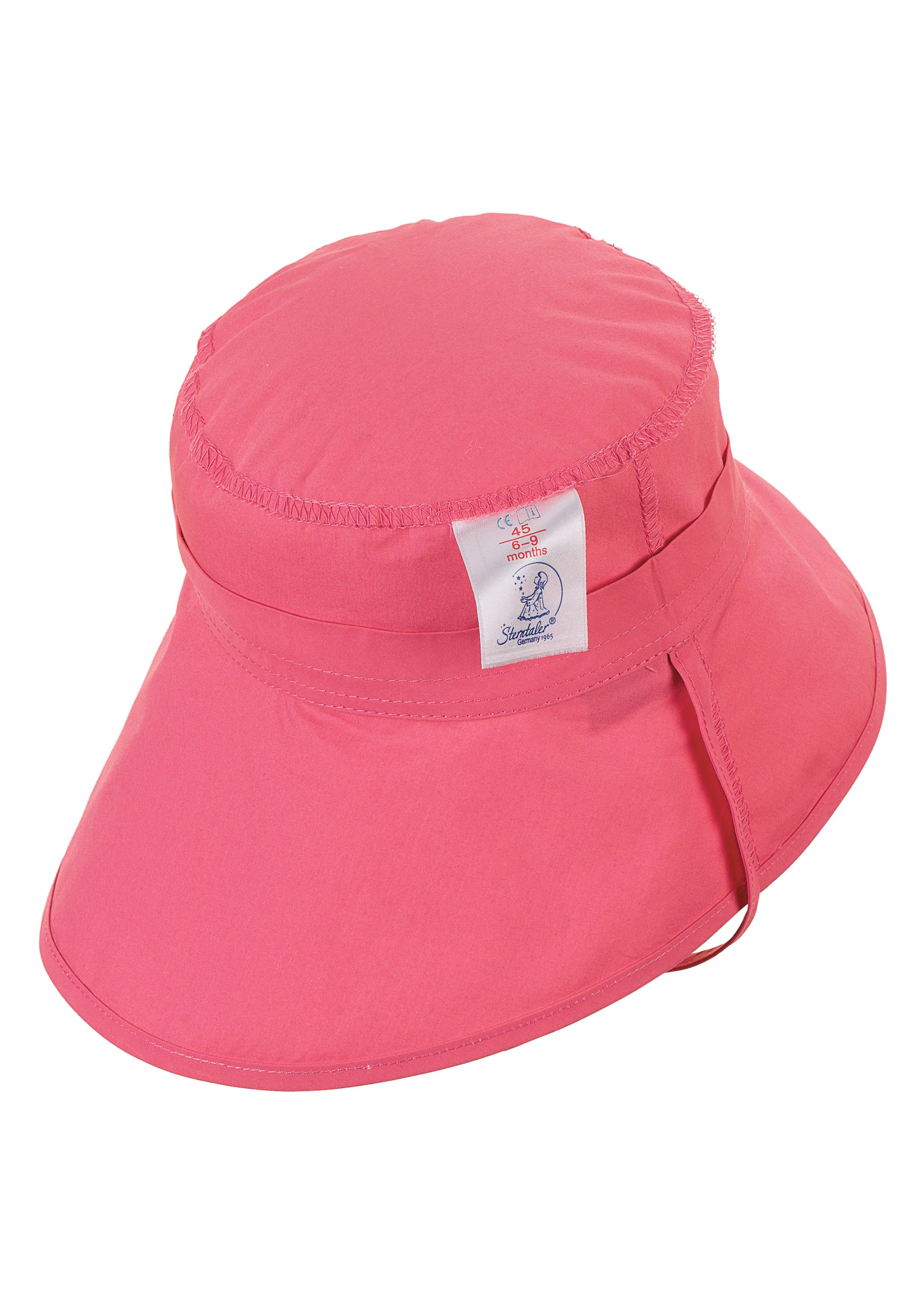 Sommerhut in versch. Unifarben mit Bindeband