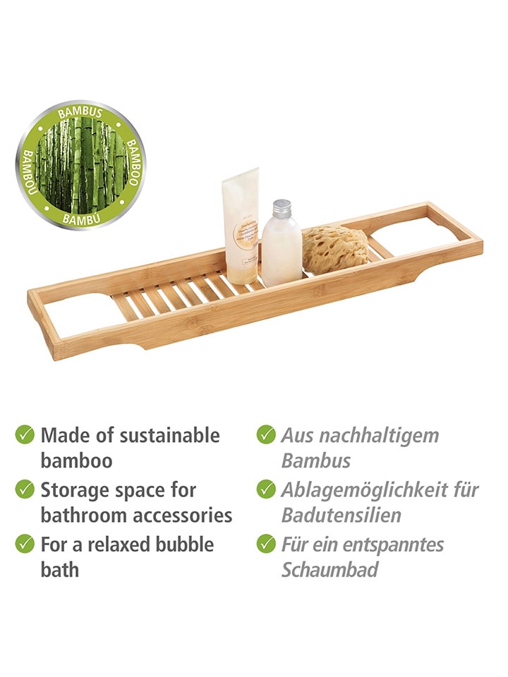 Wenko Badewanneneinlage in Hellbraun - (B)70 x (H)4,5 x (T)16 cm günstig kaufen onesize