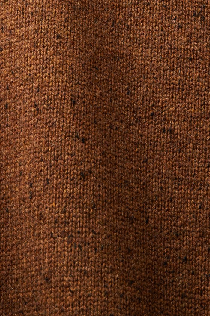 Pullover mit Stehkragen aus Wollmix