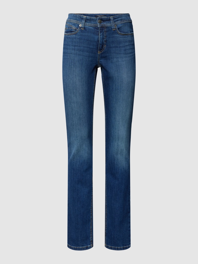 Jeans im Used-Look Modell 'Parla' in blau