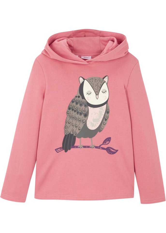 Mädchen Kapuzen-Sweatshirt aus Bio-Baumwolle