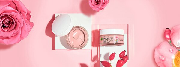 Garnier Bio Rosy Glow 3in1 Rosé Creme Gesichtscreme