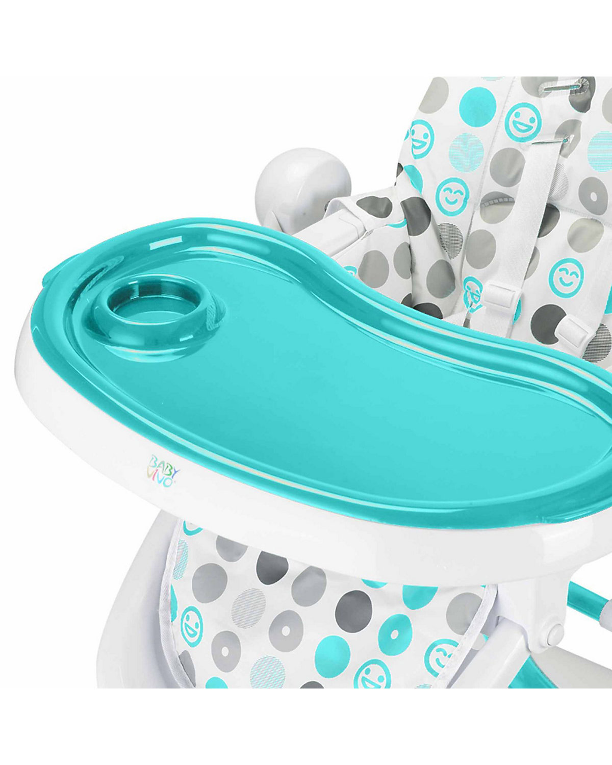 Design Kinderhochstuhl aus Kunststoff Tippy