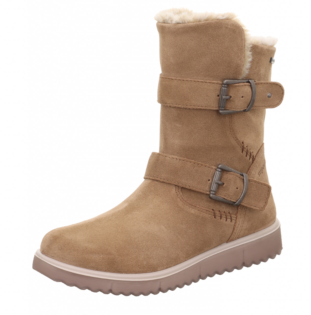 LORA - Braun Stiefel mit Reißverschluss