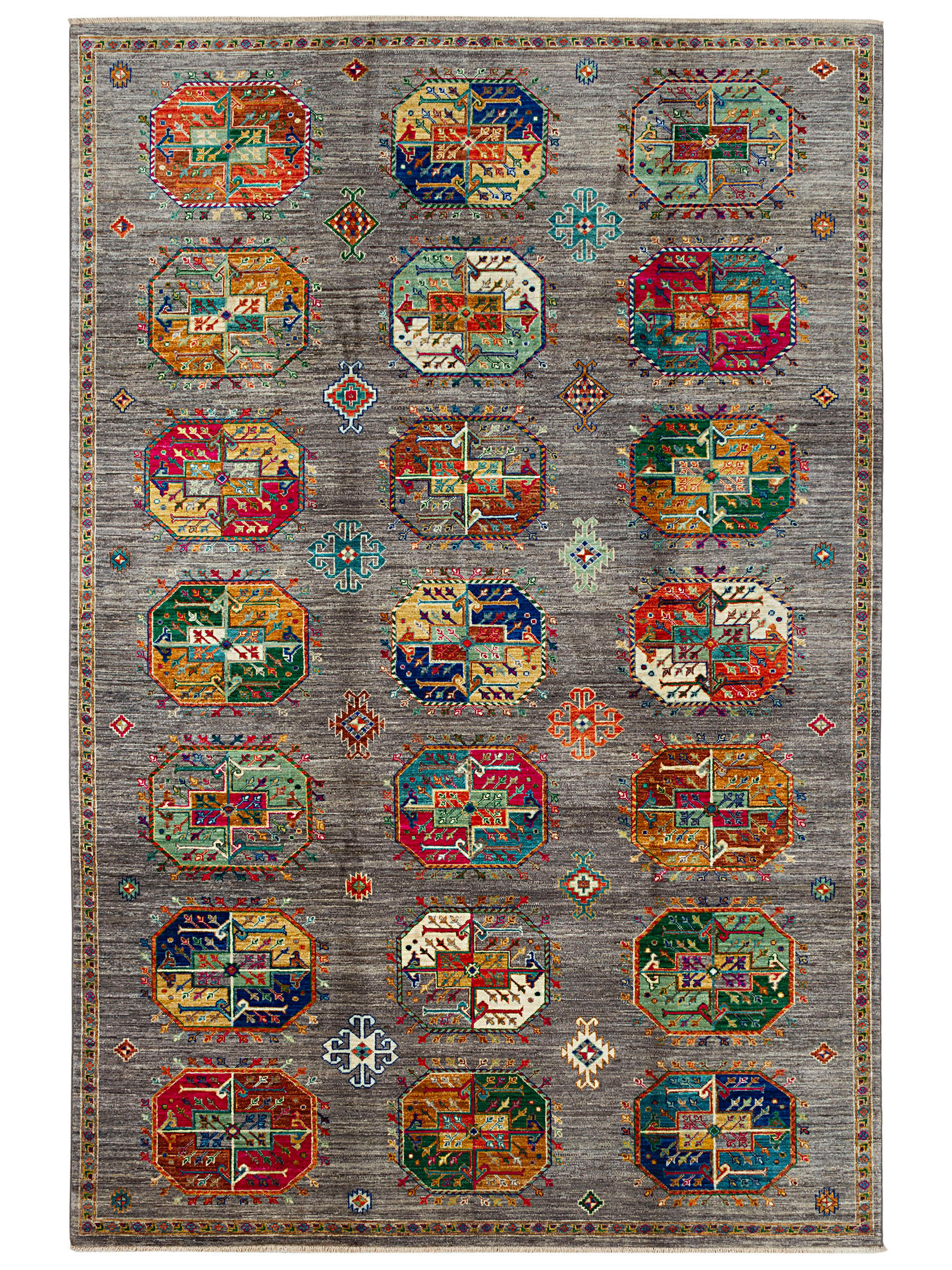 Buchara Ghazni ca. 202 x 305 cm, Unikat / Einzelstück