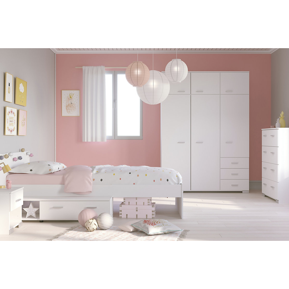 Kinderzimmer Set 4tlg 