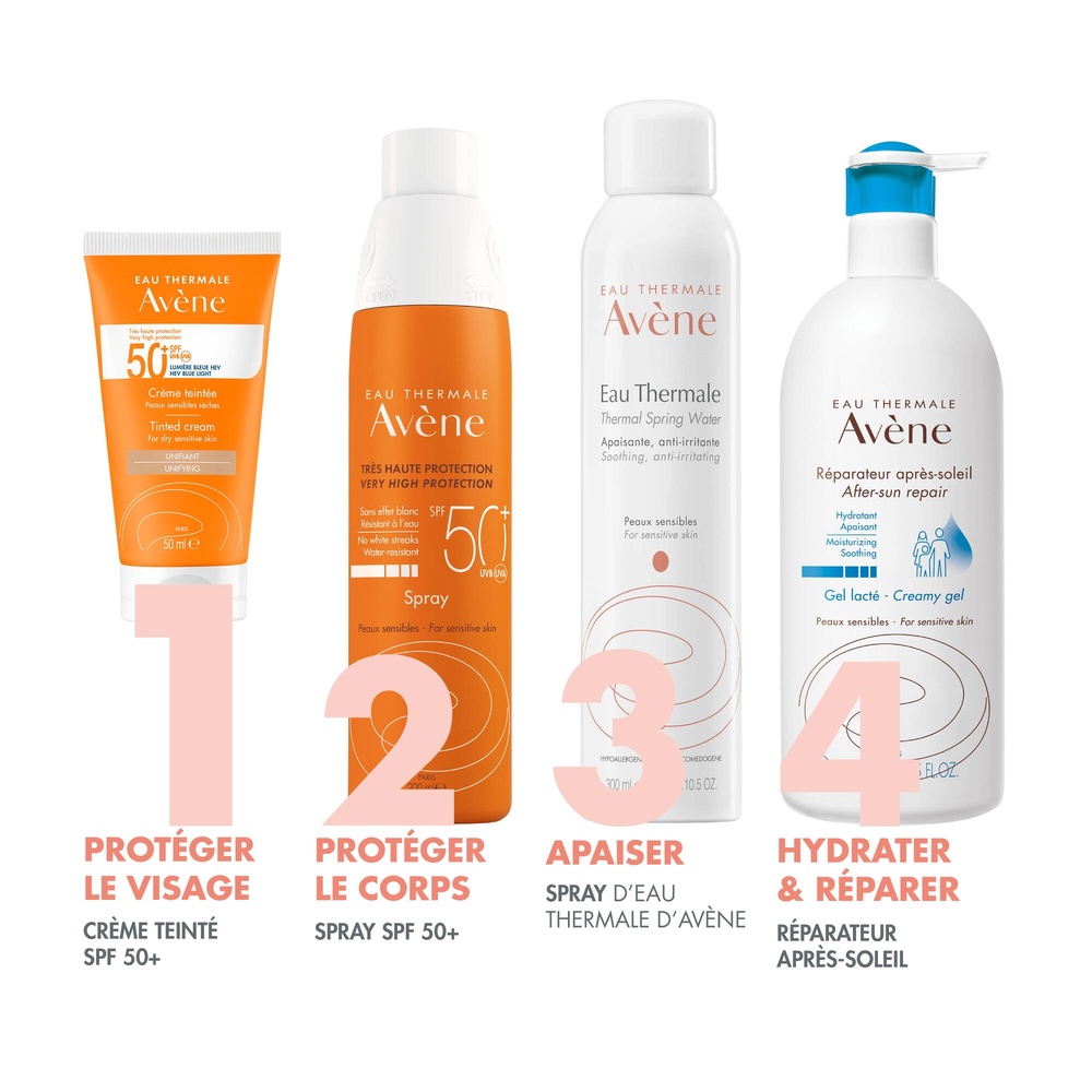 Avène Eau Thermale Avène  Solaire Crème 50+ Pe aux sensibles sèches teintée 50ml Crème teintée