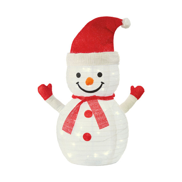 LED Weihnachtsfigur Schneemann