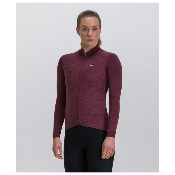 Santini - Women's Pure Block Colour Thermal Cycling Jersey - Radtrikot