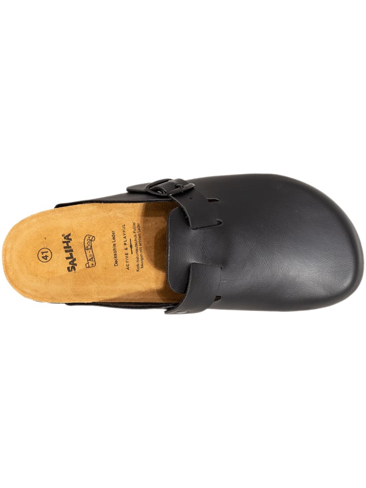 SALIHA Pantoletten Bioline-Pantolette in schwarz günstig kaufen