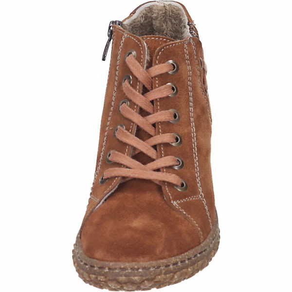 COMFORTABEL Schnür-Stiefeletten braun