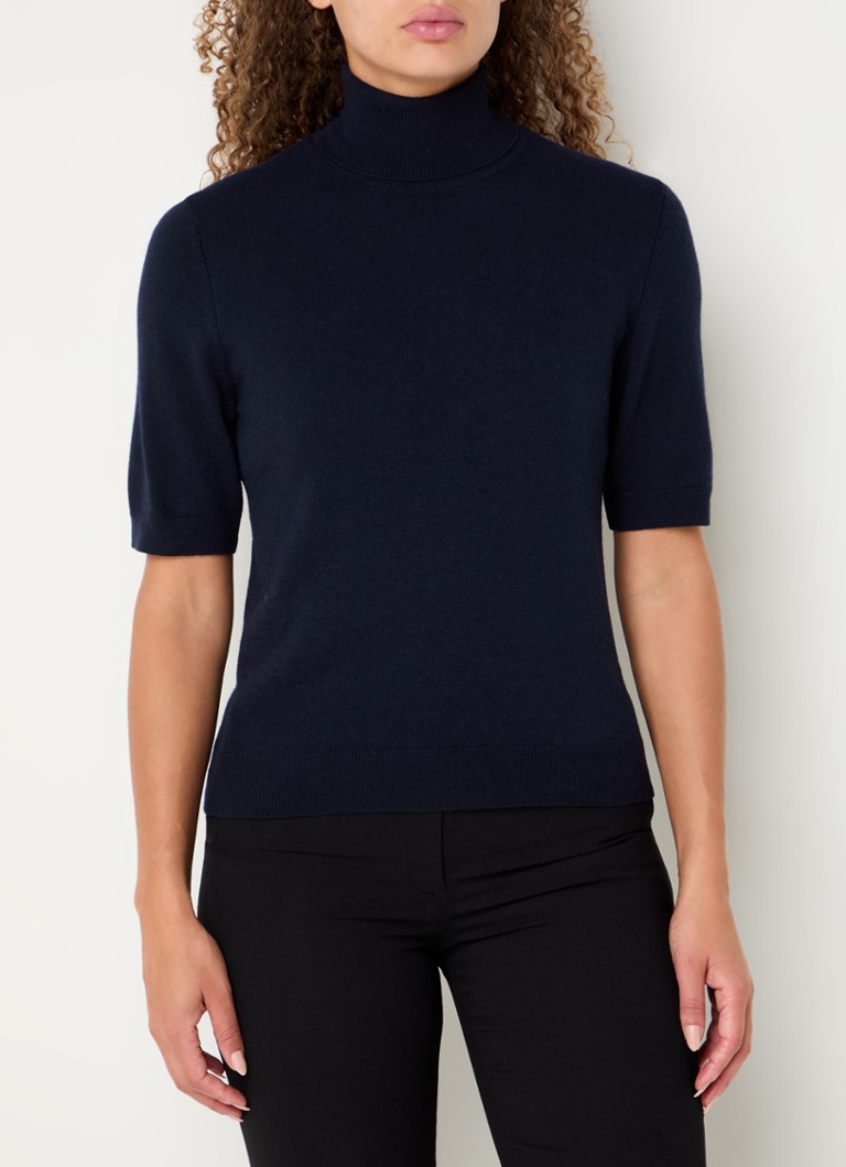 Benetton Fine-knit top in cashmere blend