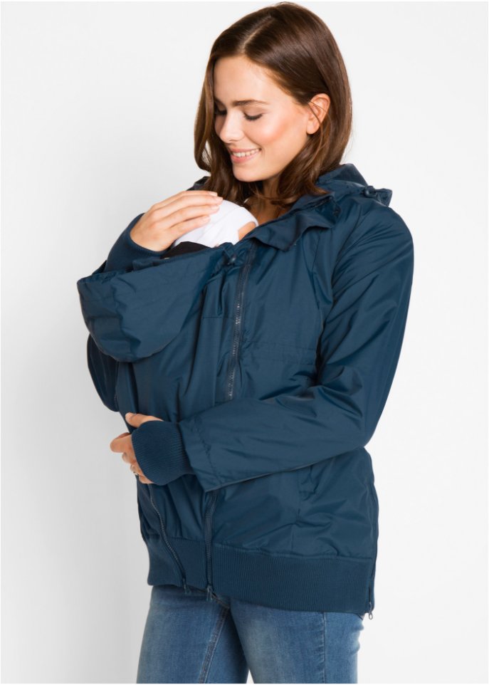 Umstandsjacke mit Babyeinsatz