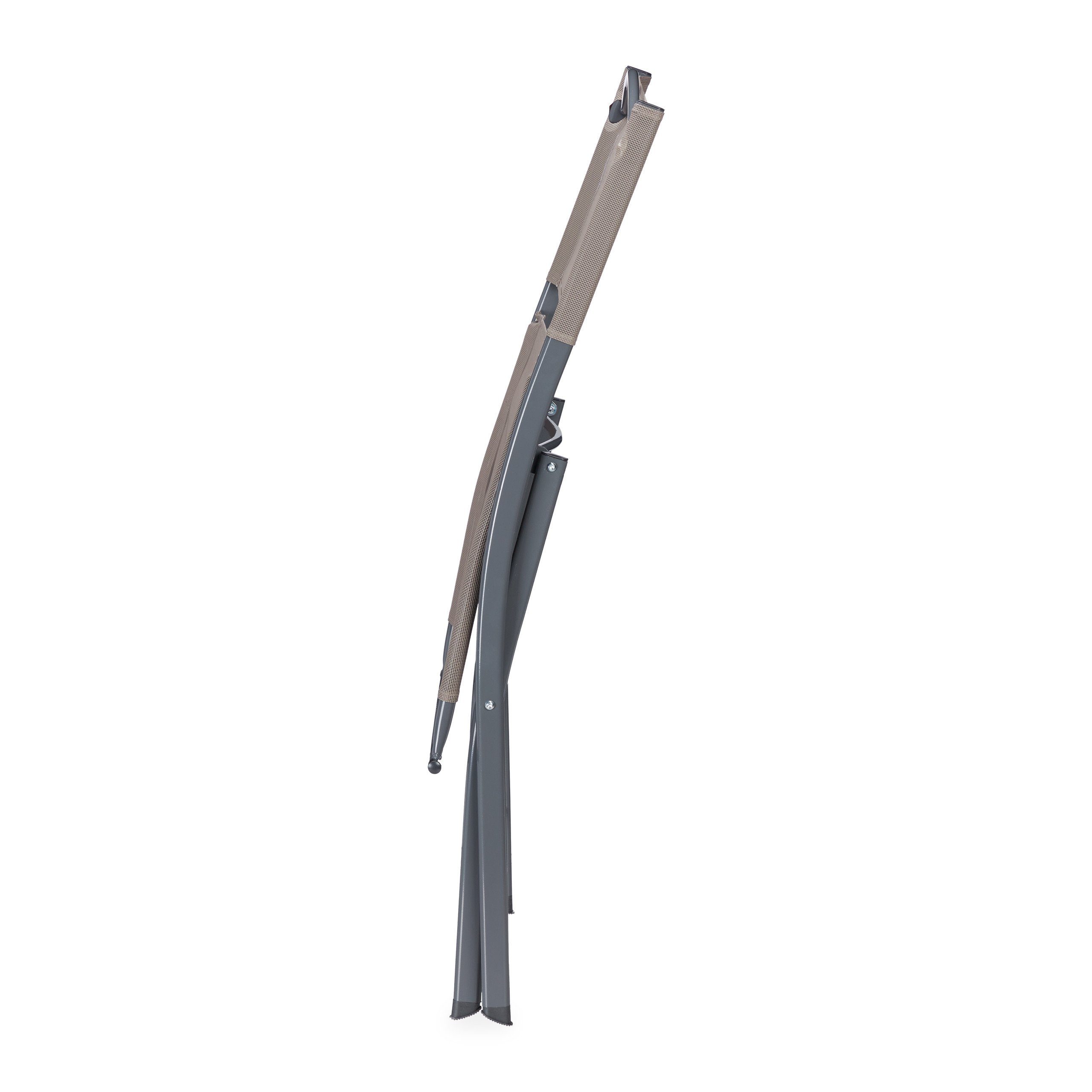 relaxdays Klappstuhl Gartenstuhl klappbar 2er Set