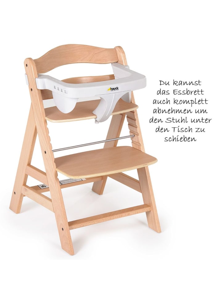 Hauck Alpha Tray - 2-teiliges Essbrett & Tisch für Alpha in weiss günstig kaufen onesize