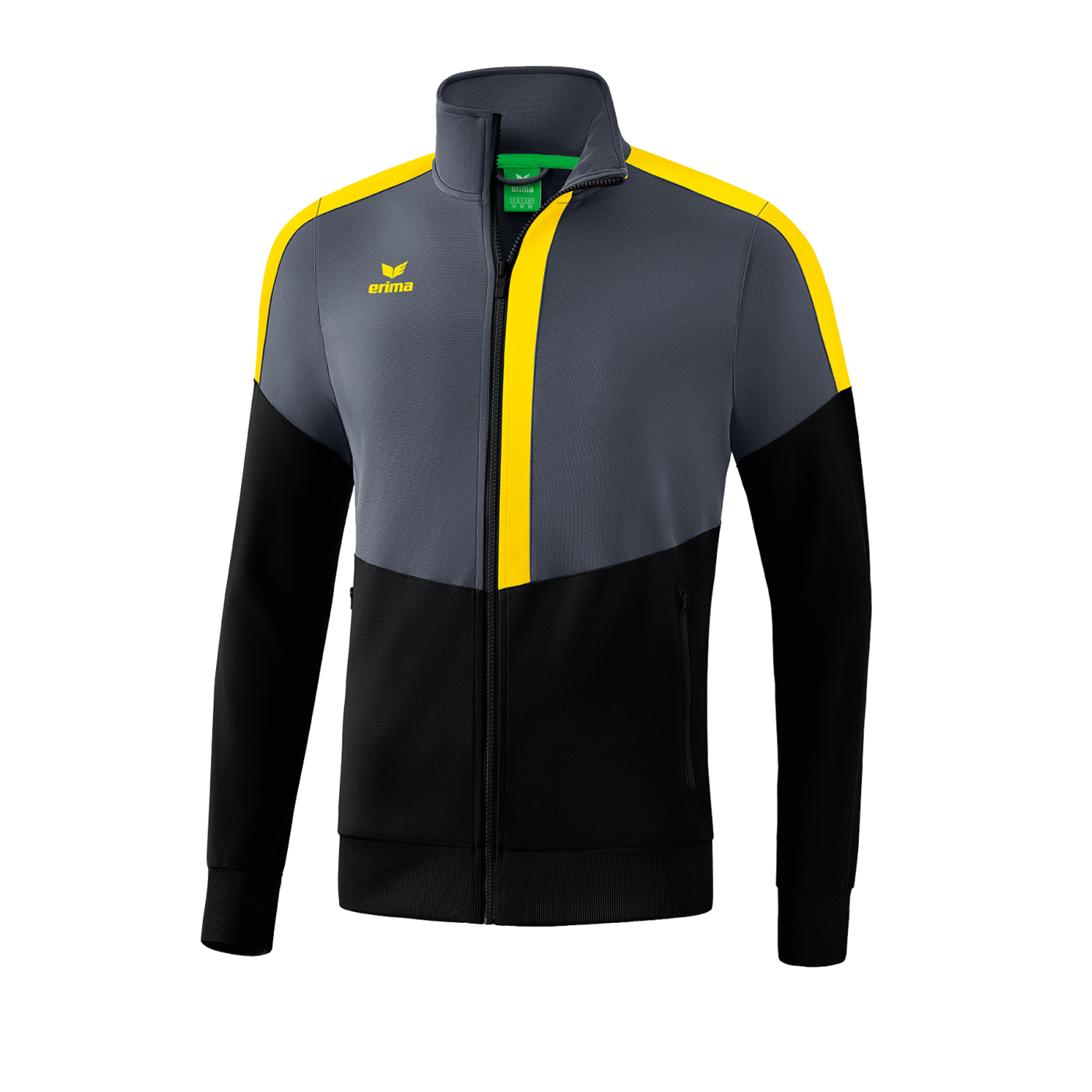 Erima Squad Trainingsjacke Kids Grau Schwarz