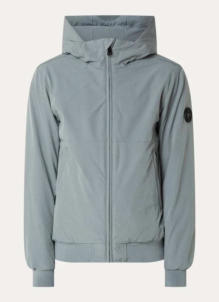 Giacca da aviatore softshell trapuntata Airforce con tasche con cerniera
