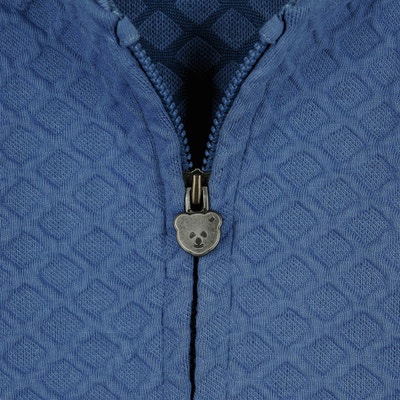 Sweatjacke, mittelblau für Mädchen