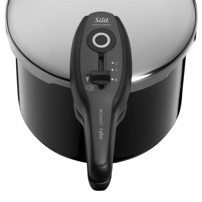 Silit Silargan® Sicomatic t-Plus Schnellkochtopf 6,5 l, Black