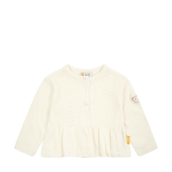 Strickjacke, beige für Mädchen