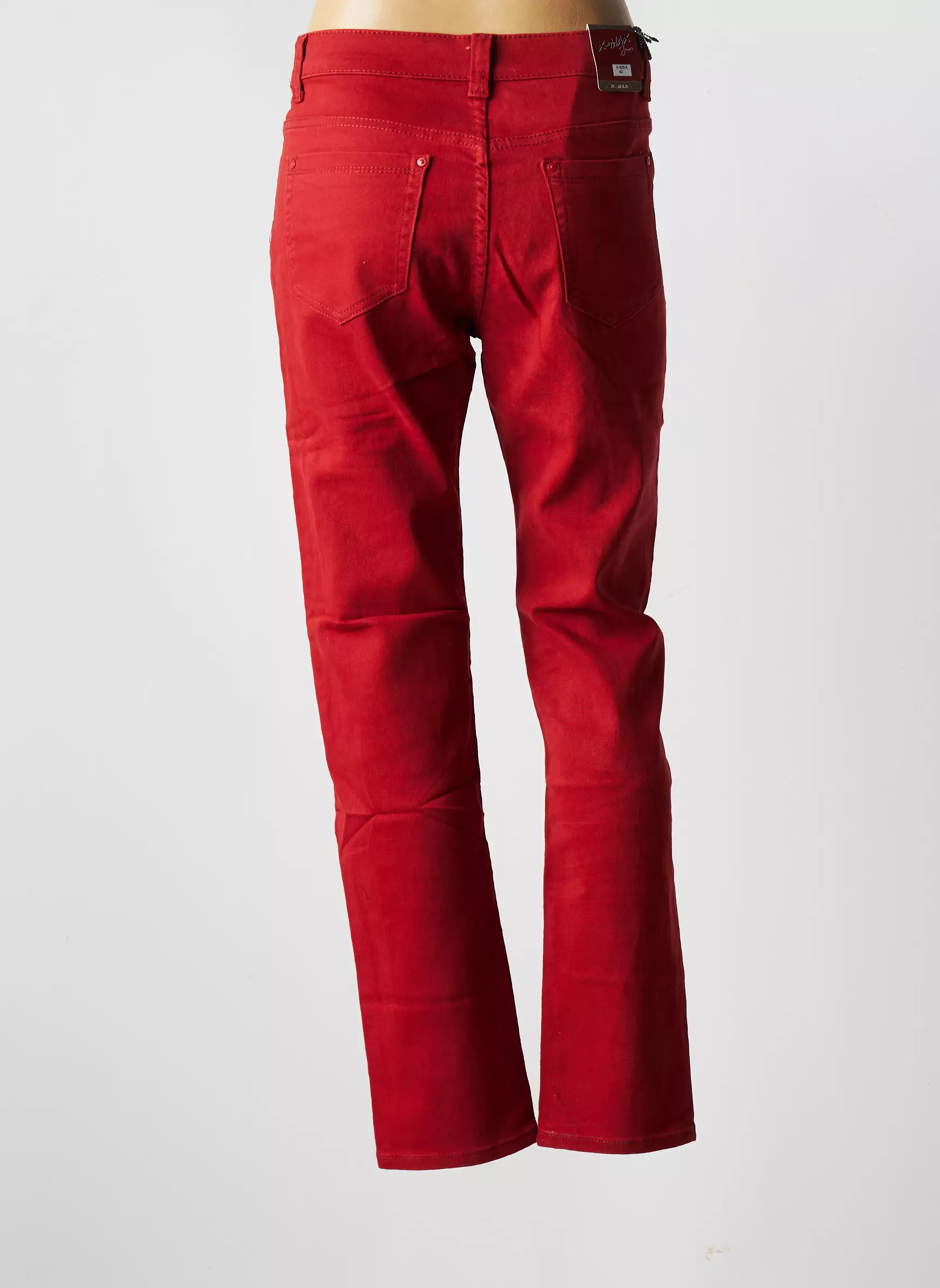 X Max Pantalons Droits Femme couleur marron