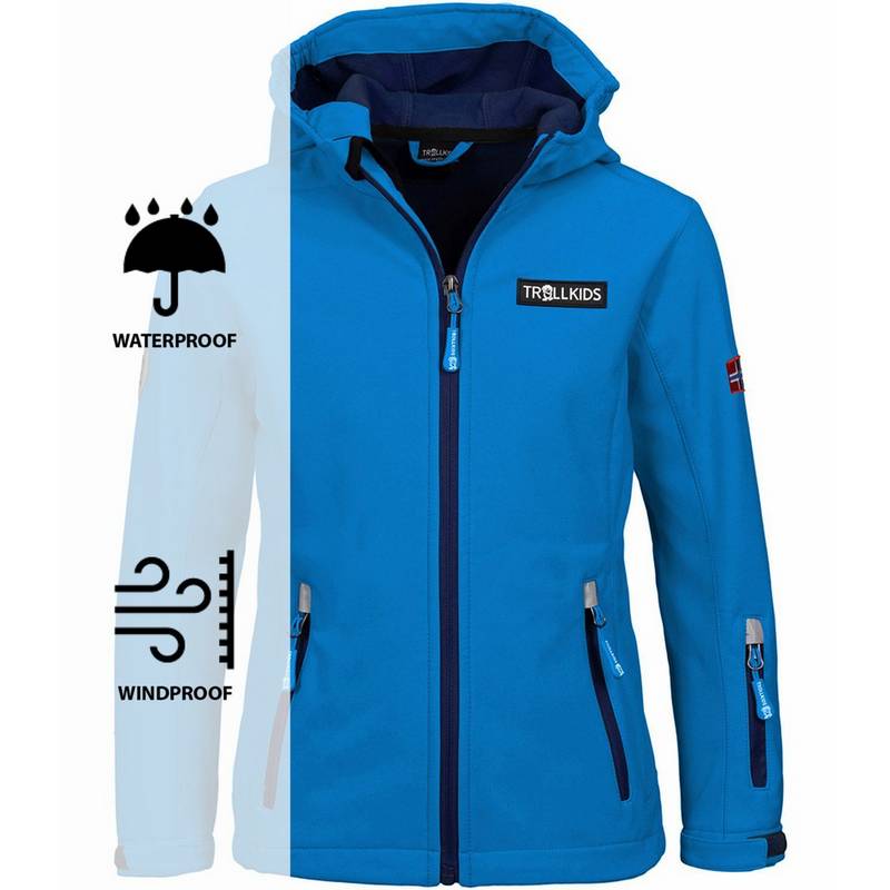 Trollkids Oslofjord Softshelljacke Kinder